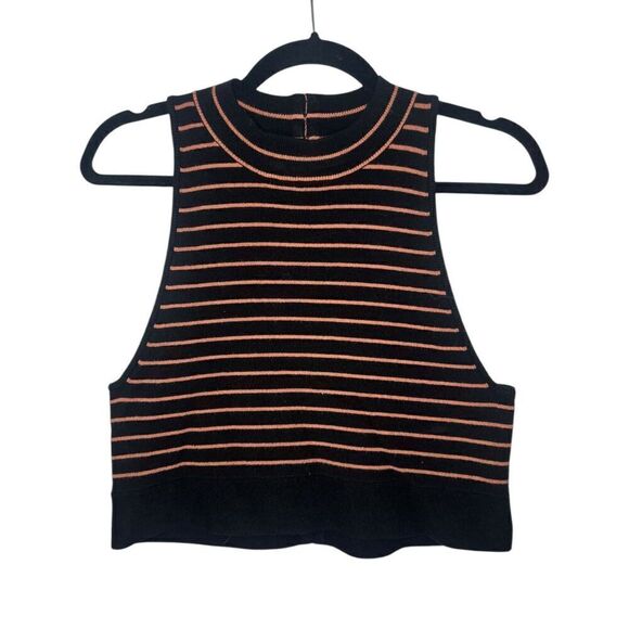 Victoria’s Secret High Neck Hook & Eye Knit Crop Top Women’s XL NEW - Picture 3 of 8